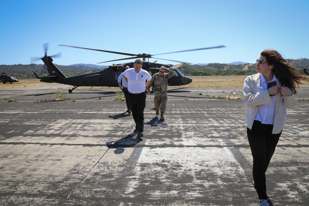 Congressional Staff Delegation Observes Army Reserve Readiness at Operation Mojave Falcon