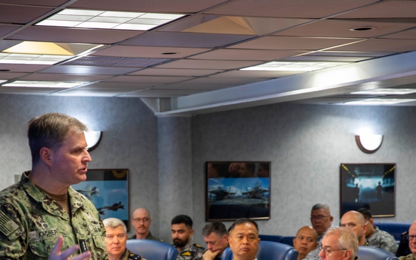 Naval Leaders from 7 Nations Meet Aboard Blue Ridge for Fleet Commanders' Round Table