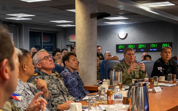 Naval Leaders from 7 Nations Meet Aboard Blue Ridge for Fleet Commanders' Round Table