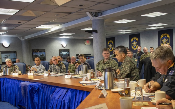 Naval Leaders from 7 Nations Meet Aboard Blue Ridge for Fleet Commanders' Round Table