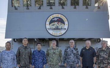 Naval Leaders from 7 Nations Meet Aboard Blue Ridge for Fleet Commanders' Round Table