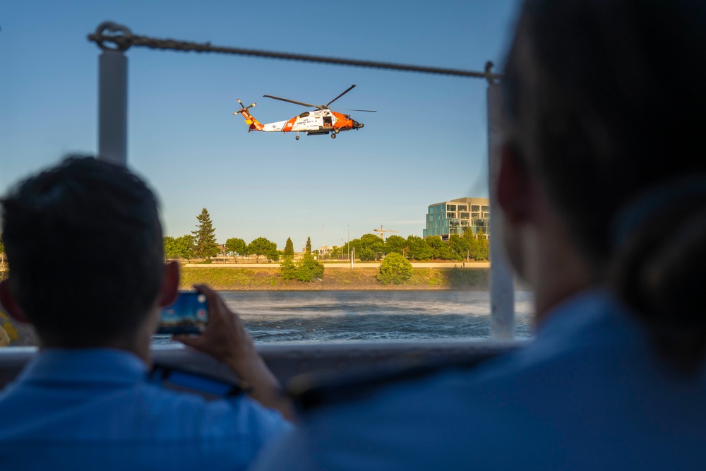 Coast Guard Cutter Eagle (WIX 327) holds a Reception for Portland Fleet Week