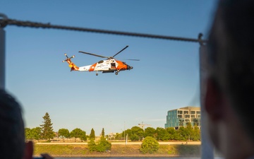 Coast Guard Cutter Eagle (WIX 327) holds a Reception for Portland Fleet Week