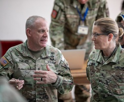 Maj. Gen. John Phillips visits cyber exercise [Image 1 of 3]