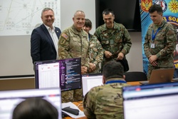 Maj. Gen. John Phillips visits cyber exercise [Image 2 of 3]