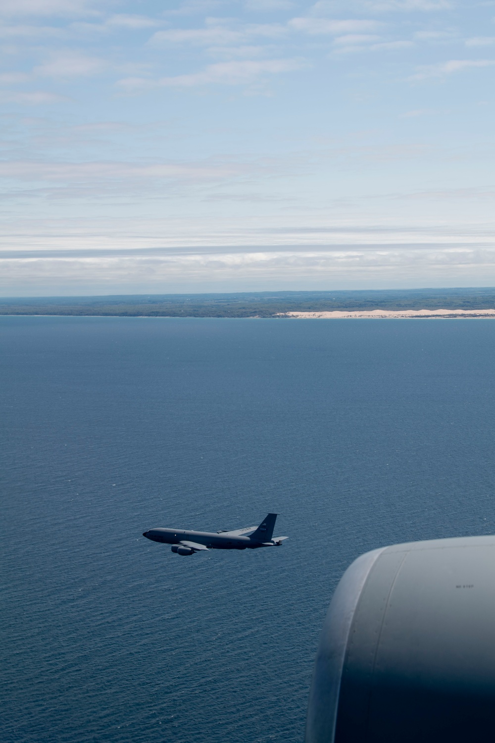 Grissom KC-135R Executes Training Flight