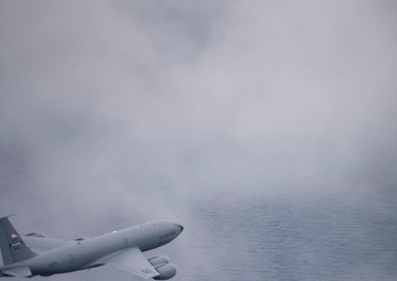 Grissom KC-135R Executes Training Flight