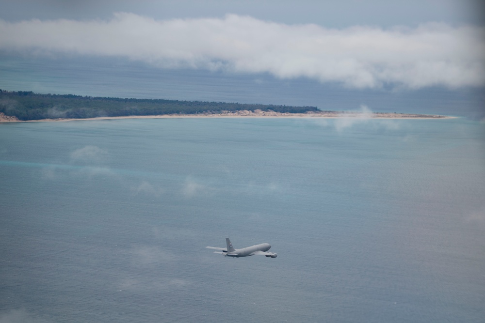 Grissom KC-135R Executes Training Flight