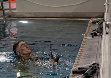 Best Squad Competition- Combat Water Survival Test