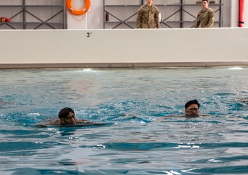 Best Squad Competition- Combat Water Survival Test