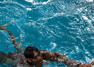 Best Squad Competition- Combat Water Survival Test