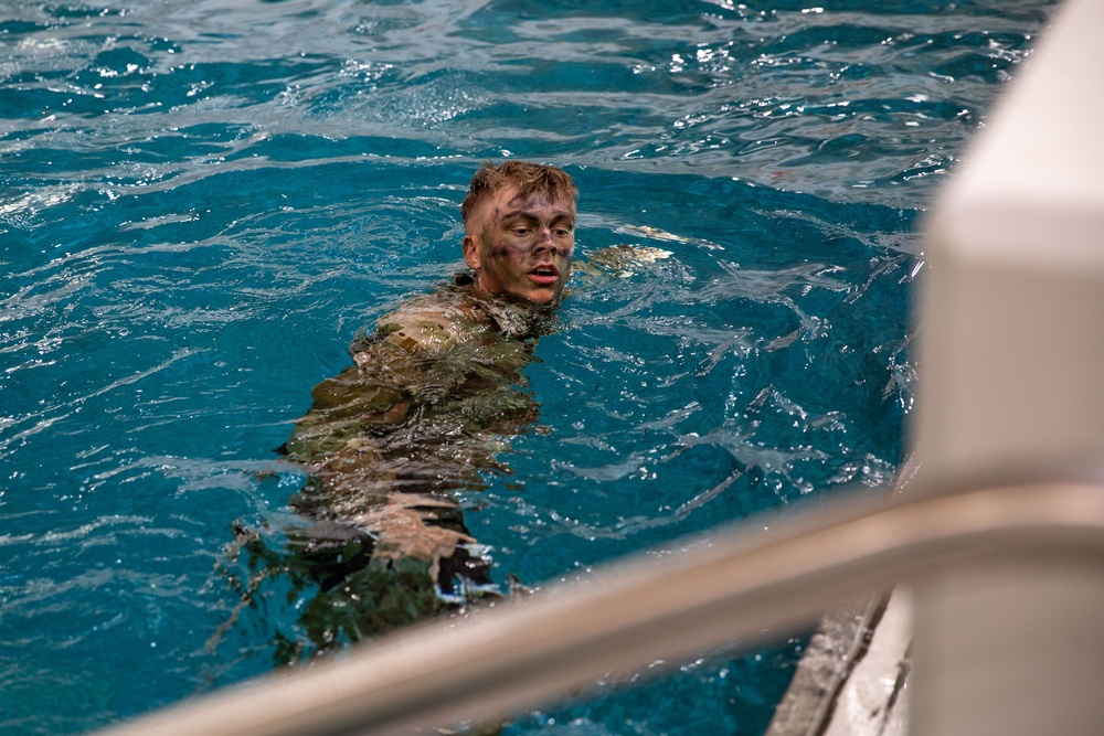 Best Squad Competition- Combat Water Survival Test