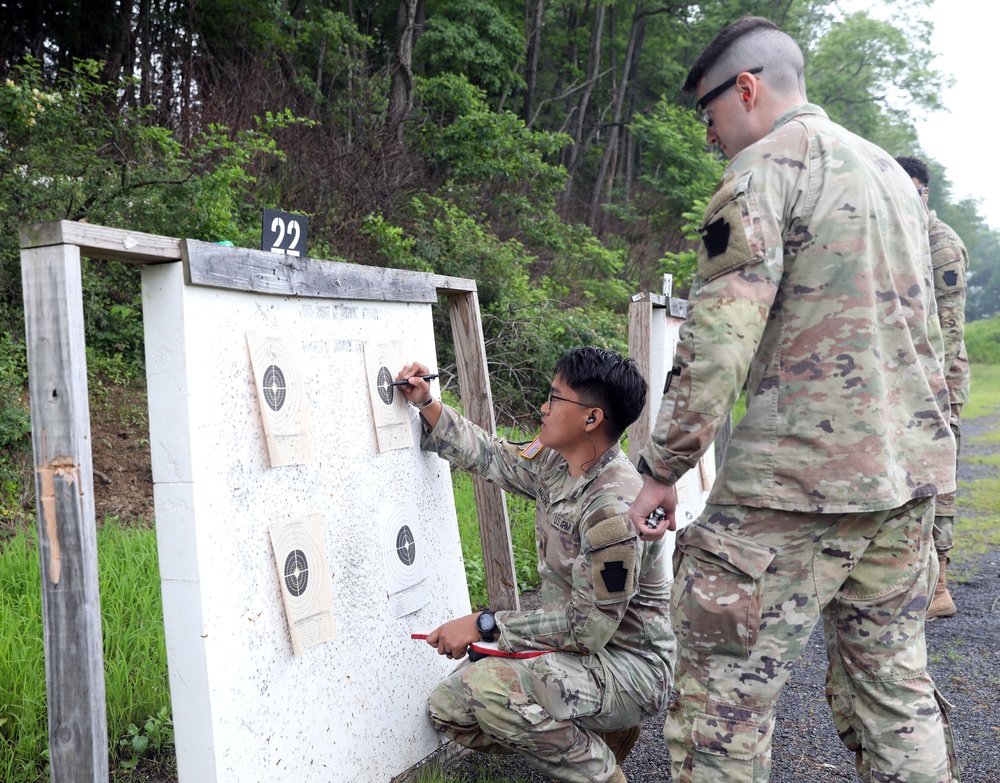 28th Infantry Zeroing At Fort Indiantown Gap