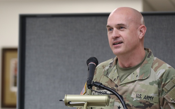 Brig. Gen. Christopher Patterson inducted during Hall of Fame Ceremony