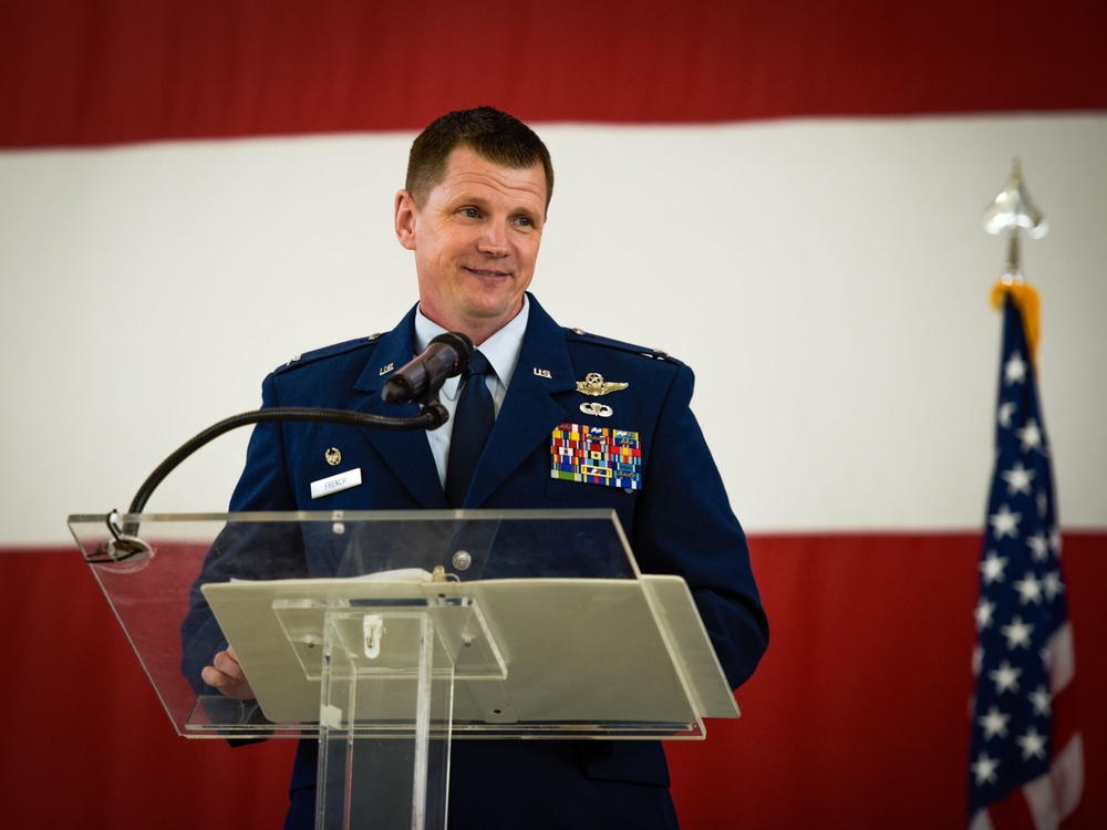 147th Attack Wing Commander, Col. Bif French retires. Col. Sandie Pynes Steps into Position