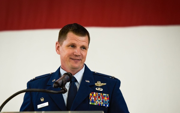 147th Attack Wing Commander, Col. Bif French retires. Col. Sandie Pynes Steps into Position