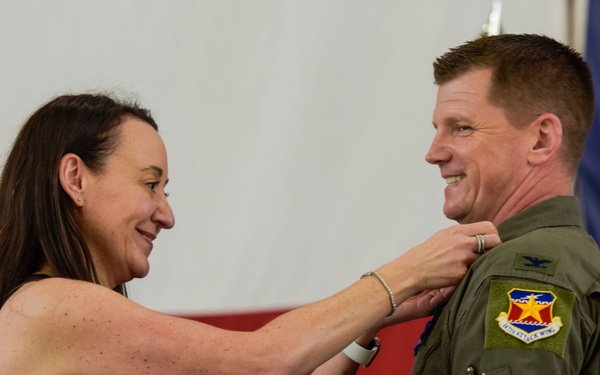 147th Attack Wing Commander, Col. Bif French retires. Col. Sandie Pynes Steps into Position