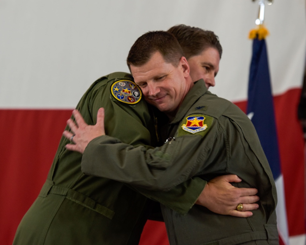 147th Attack Wing Commander, Col. Bif French retires. Col. Sandie Pynes Steps into Position