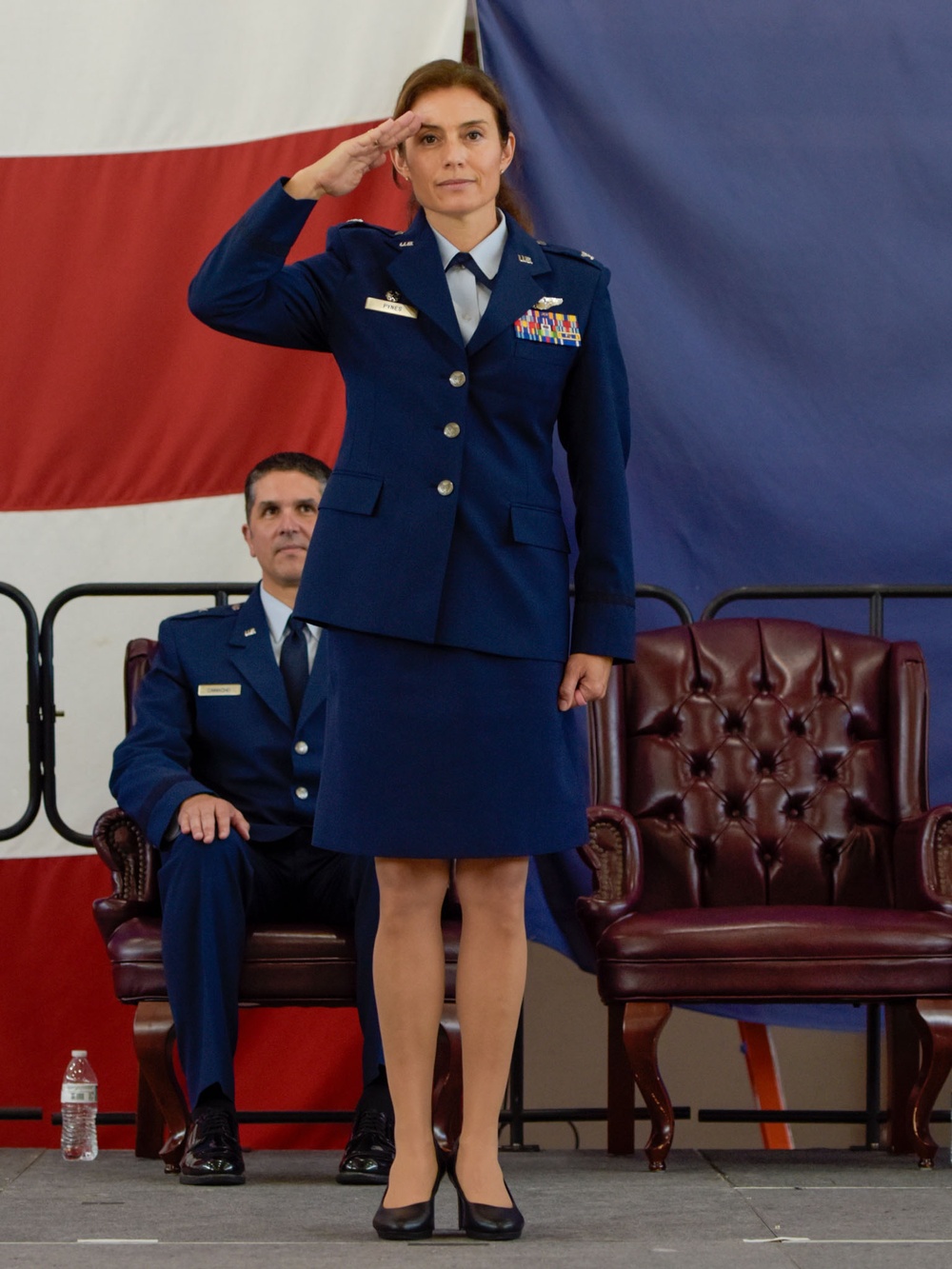 147th Attack Wing Commander, Col. Bif French retires. Col. Sandie Pynes Steps into Position