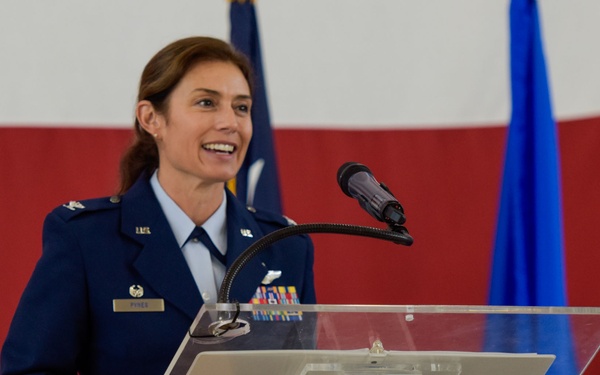 147th Attack Wing Commander, Col. Bif French retires. Col. Sandie Pynes Steps into Position