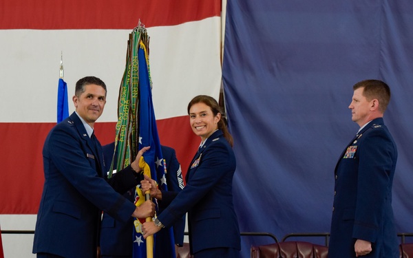 147th Attack Wing Commander, Col. Bif French retires. Col. Sandie Pynes Steps into Position