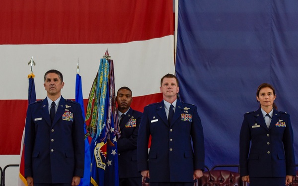 147th Attack Wing Commander, Col. Bif French retires. Col. Sandie Pynes Steps into Position