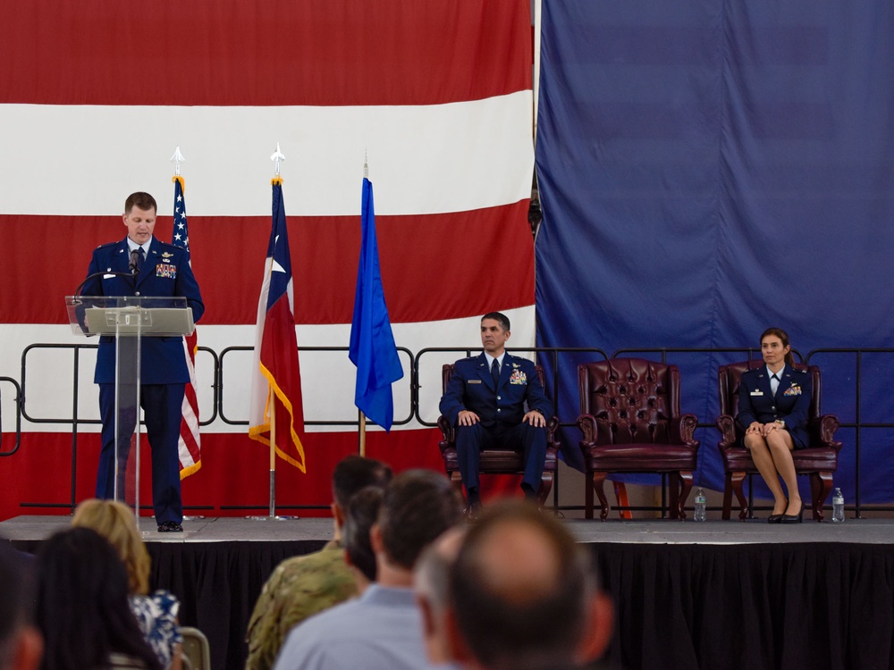 147th Attack Wing Commander, Col. Bif French retires. Col. Sandie Pynes Steps into Position
