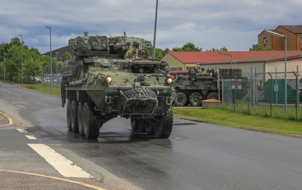 2CR Soldiers convoy to Hungry for Saber Guardian 25
