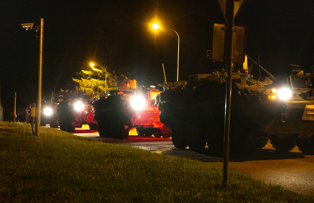2CR Soldiers convoy to Hungry for Saber Guardian 25
