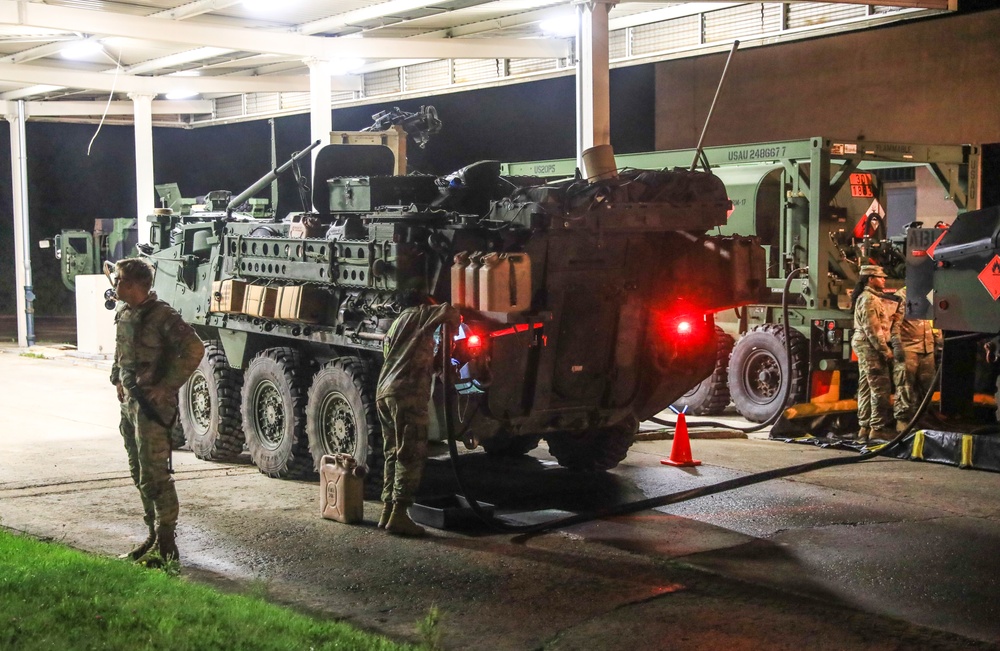 2CR Soldiers convoy to Hungry for Saber Guardian 25