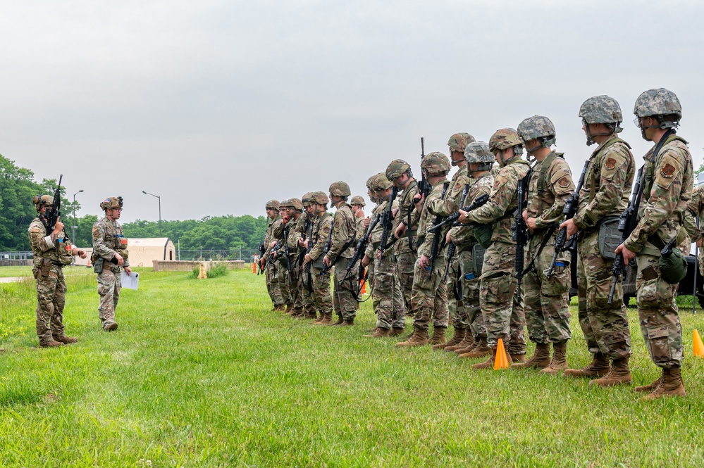 182nd Airlift Wing trains at the Combat Readiness Inspection Rodeo
