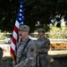 142nd Wing Base Honor Guard Practices Posting of the Colors