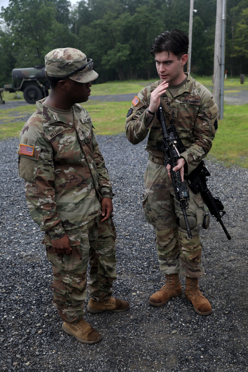 U.S. Soldiers Execute Grouping And Zeroing