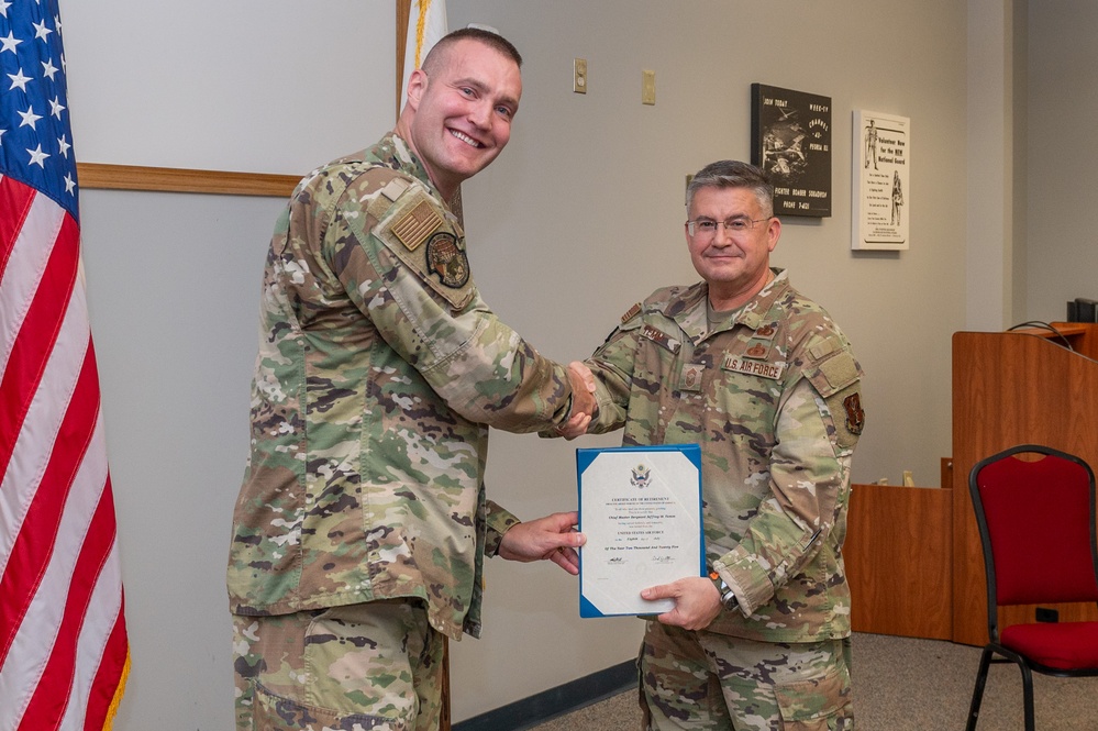 CMSgt Yemm Retires after 39 Years of Service