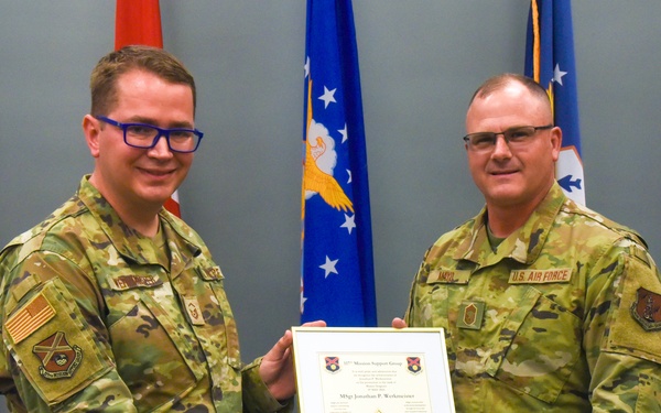 TSGT Werkmeister is promoted