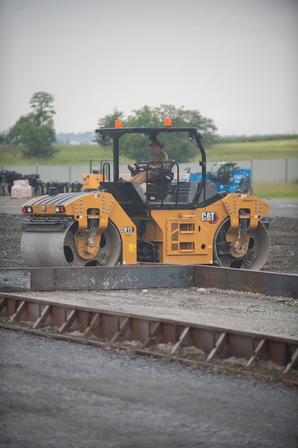 Rapid Airfield Damage Repair system under construction at Pa. Air National Guard Schoolhouse