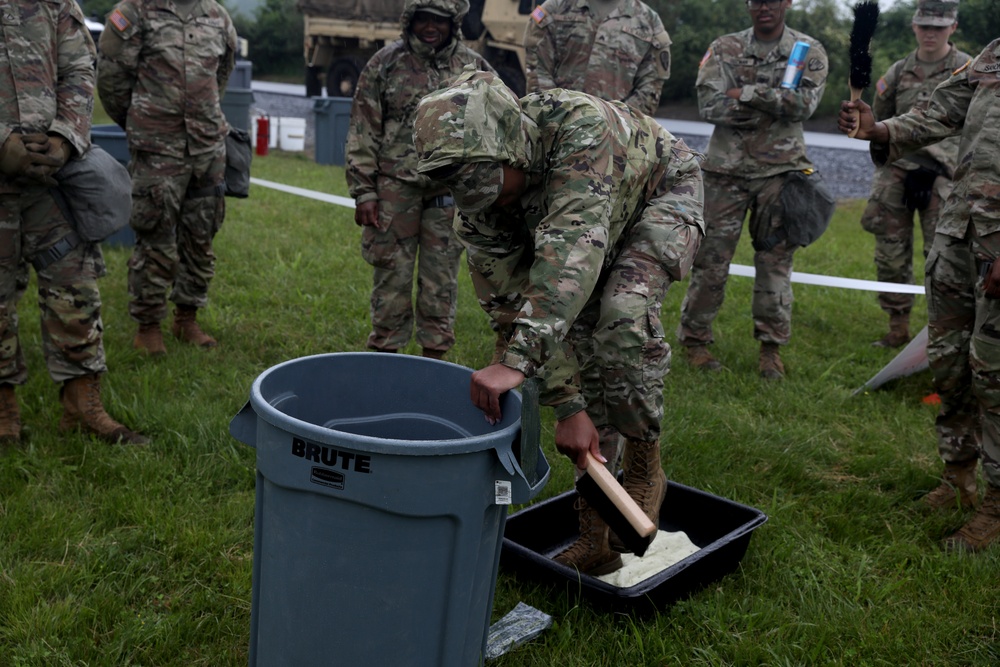U.S. Soldiers Execute CBRNE Training