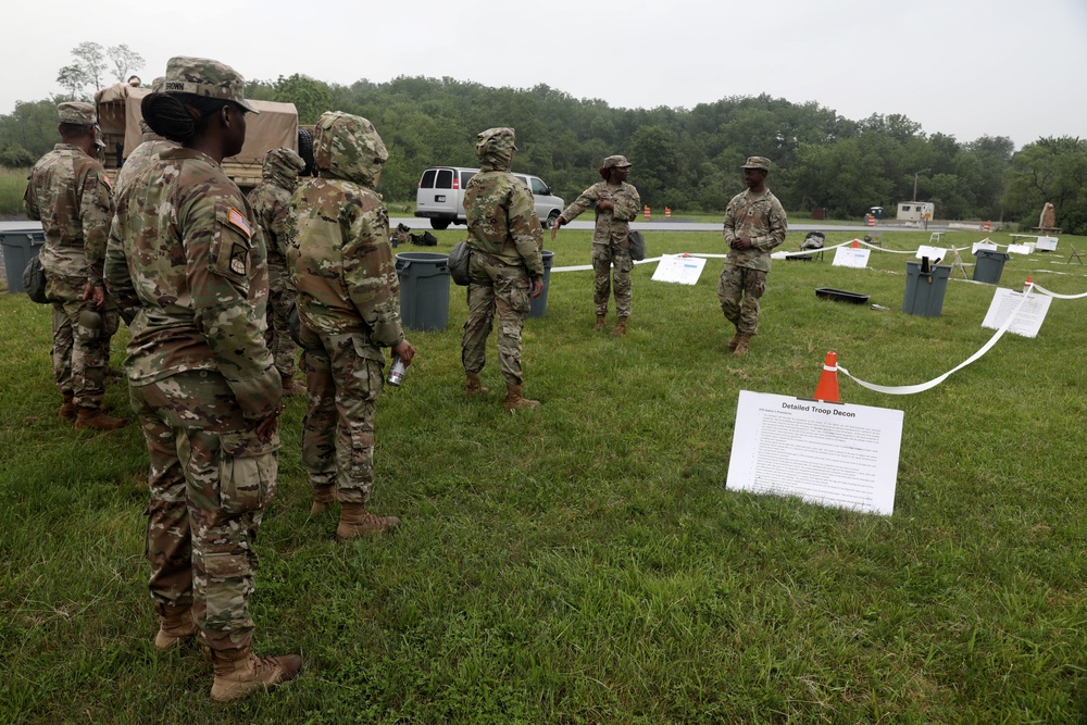 U.S. Soldiers Execute CBRNE Training