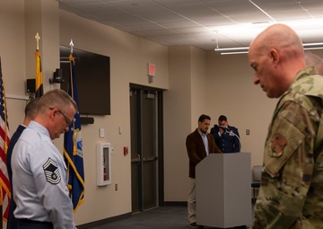 Chief Master Sgt. David Rey Promotion Ceremony