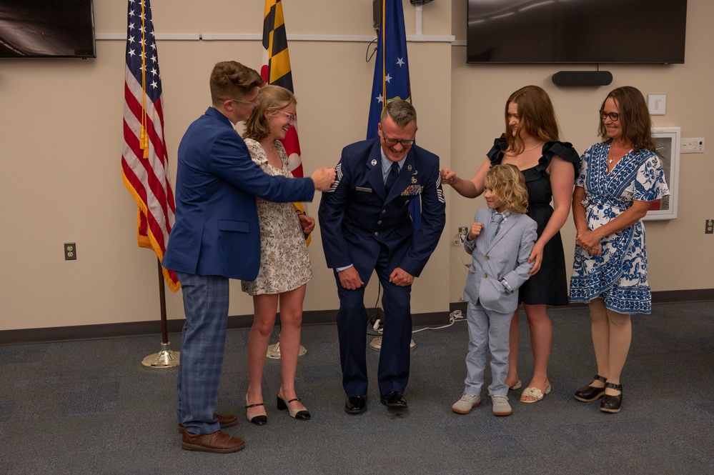 Chief Master Sgt. David Rey Promotion Ceremony