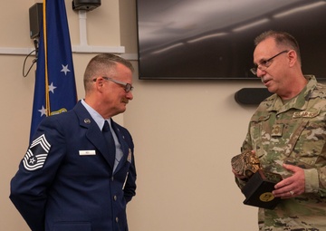 Chief Master Sgt. David Rey Promotion Ceremony