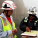 Debris removal site visit in Las Flores Canyon