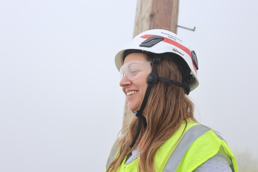 Debris removal site visit in Las Flores Canyon