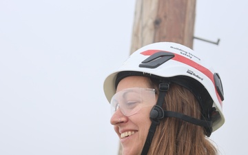 Debris removal site visit in Las Flores Canyon