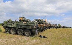 2CR Soldiers arrive at Camp Croft training area for Saber Guardian 25 [Image 1 of 8]