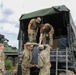 2CR Soldiers arrive at Camp Croft training area for Saber Guardian 25