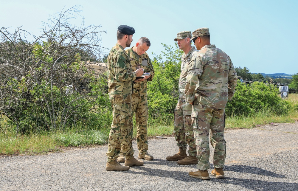 2CR Soldiers arrive at Camp Croft training area for Saber Guardian 25