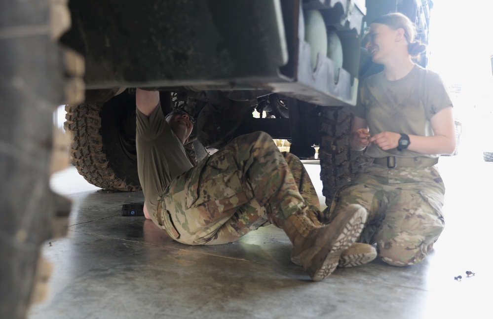 Vehicle Maintenance Ensures Mission Readiness