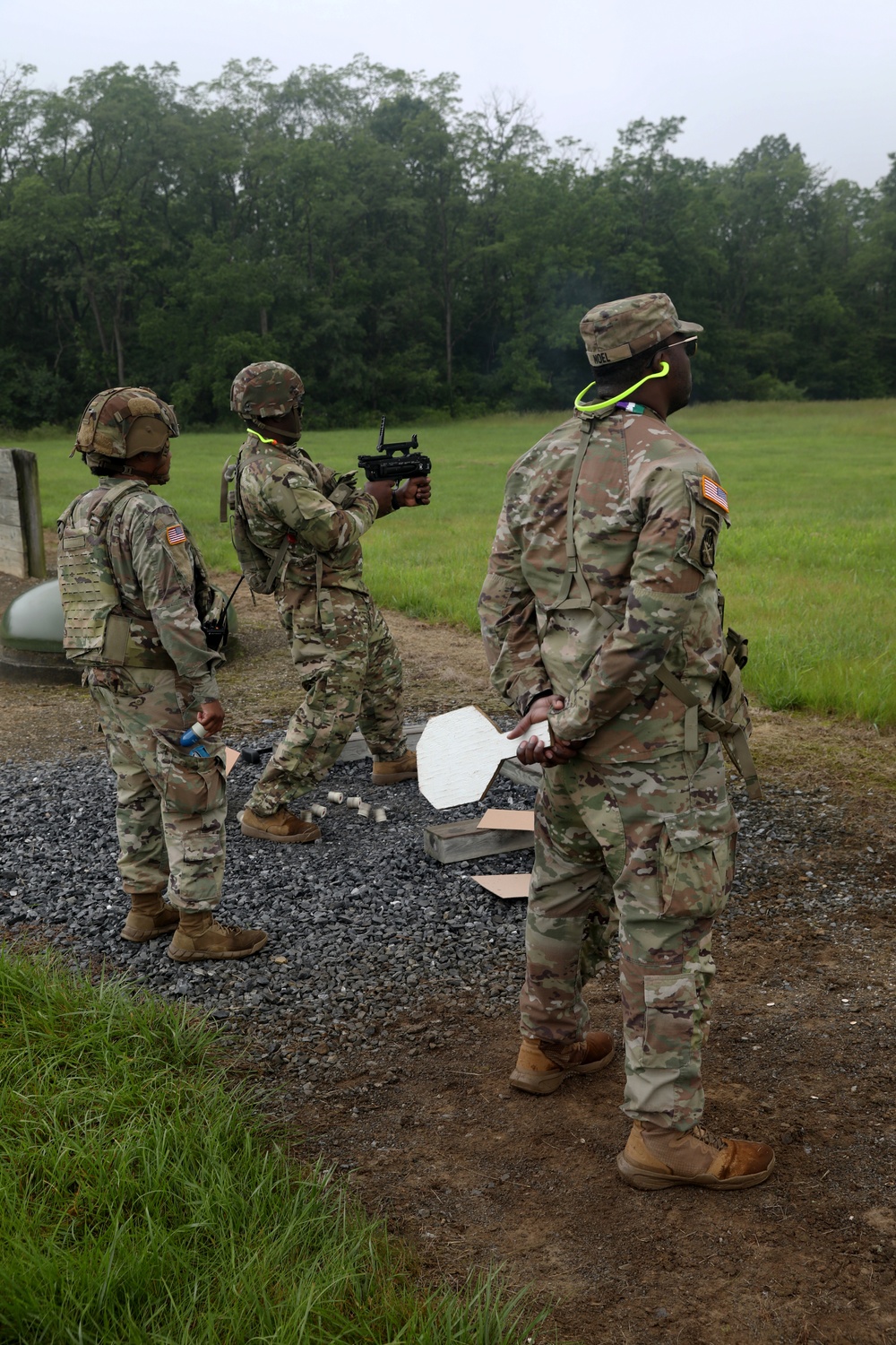 U.S. Soldiers Execute M320 Grenade Launcher Training