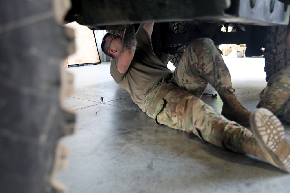 Vehicle Maintenance Ensures Mission Readiness